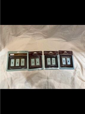 Lot of 4 Allen + Roth Cosgrove Light-switch plates (oil rubbed bronze) - New